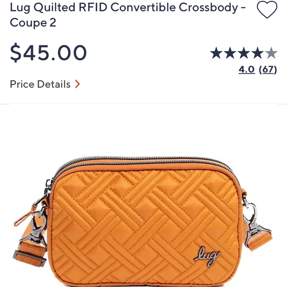 Lug Quilted RFID Convertible Crossbody - Coupe 2